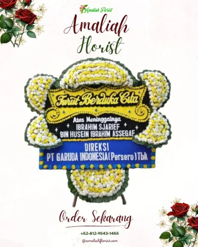 Papan Bunga Duka di Lampe