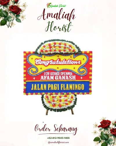 Bunga Papan Congratulation di Lampe